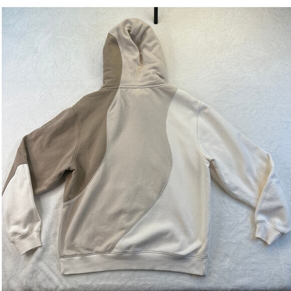 Alo Yoga Make Waves Hoodie Ivory Bone Gravel XS Womens / XXS Mens Sweatshirt EUC - Picture 5 of 16